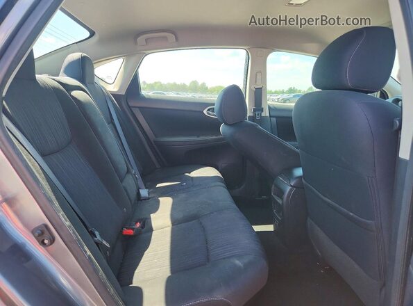 3N1AB7AP3KL609451 2019 NISSAN SENTRA Gray Rear seats view
