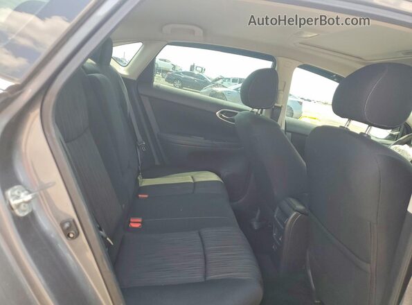 3N1AB7AP3KY331895 2019 NISSAN SENTRA Gray Widok tylnych siedzeń
