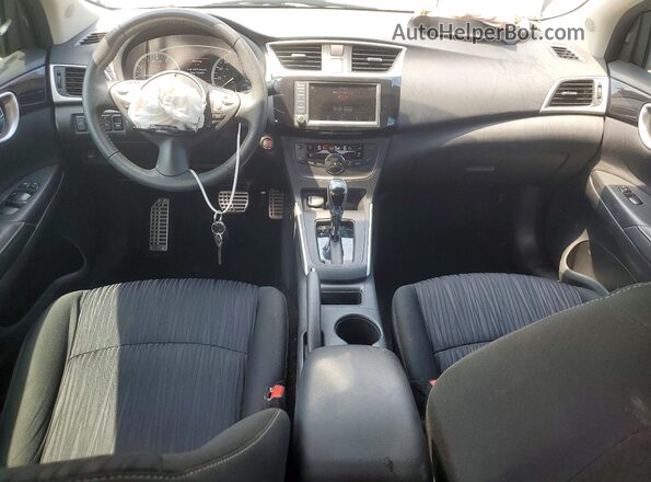 3N1AB7AP3KY331895 2019 NISSAN SENTRA Gray Widok deski rozdzielczej