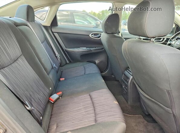 3N1AB7AP3KY342220 2019 NISSAN SENTRA Gray Rear seats view