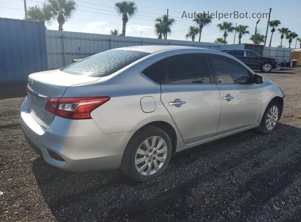 3N1AB7AP3KY438185 2019 NISSAN SENTRA Серебряный 