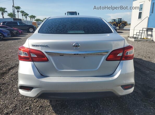 3N1AB7AP3KY438185 2019 NISSAN SENTRA Серебряный 