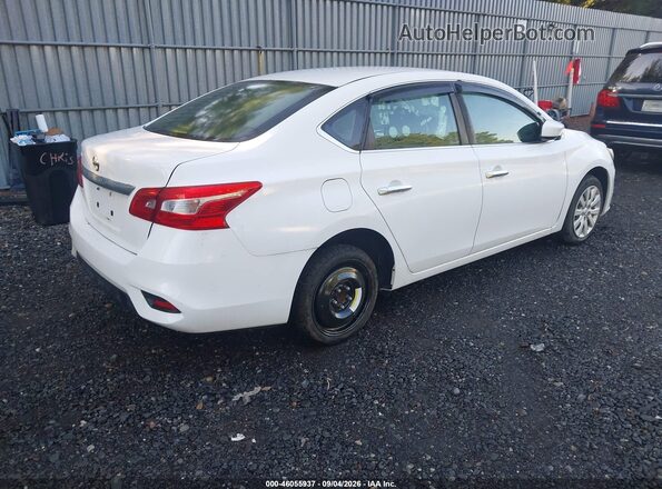 3N1AB7AP3KY438428 2019 NISSAN SENTRA White Tył prawy