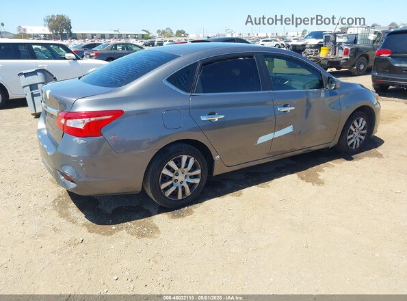 3N1AB7AP4GY261430 2016 NISSAN SENTRA Gray უკანა მარჯვენა