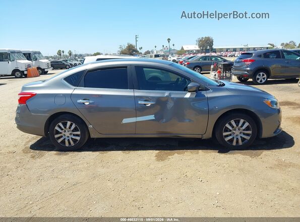 3N1AB7AP4GY261430 2016 NISSAN SENTRA Gray წინა სალონის ხედი