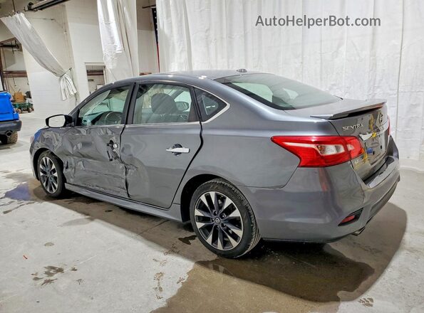 3N1AB7AP4GY267356 2016 NISSAN SENTRA Gray Trasero izquierdo