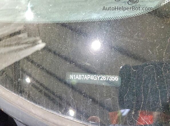 3N1AB7AP4GY267356 2016 NISSAN SENTRA Gray Vista de la etiqueta del VIN