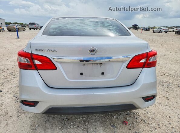 3N1AB7AP4HY251904 2017 NISSAN SENTRA Silver Rear view