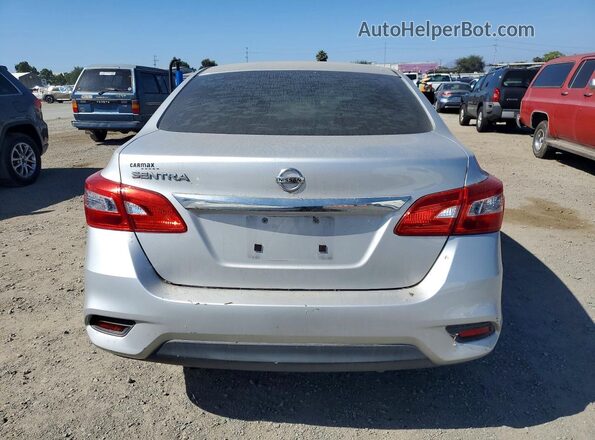 3N1AB7AP4HY336970 2017 NISSAN SENTRA Silver წინა სალონის ხედი
