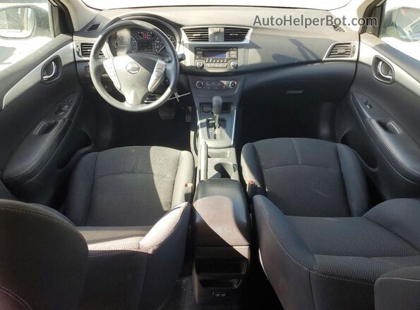 3N1AB7AP4HY336970 2017 NISSAN SENTRA Silver ხელსაწყოთა პანელის ხედი