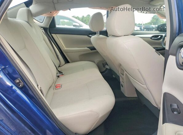 3N1AB7AP4HY365370 2017 NISSAN SENTRA Blue Rear seats view
