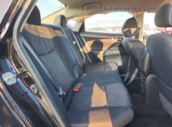 3N1AB7AP4JL661816 2018 NISSAN SENTRA Black Вид задніх сидінь