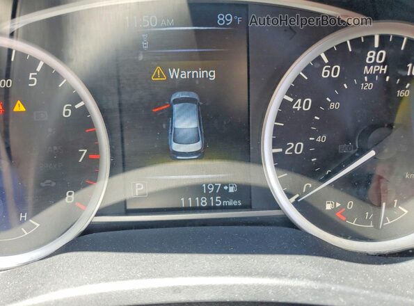 3N1AB7AP4JY243680 2018 NISSAN SENTRA White Սարքավորումների վահանակի տեսք