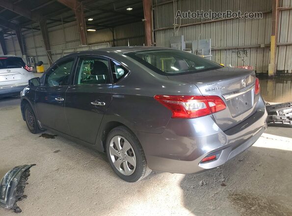 3N1AB7AP4JY323092 2018 NISSAN SENTRA Gray Rear left