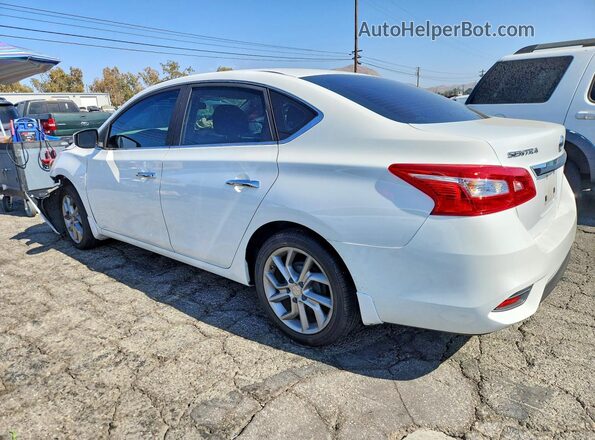 3N1AB7AP4KY233121 2019 NISSAN SENTRA White Rear left