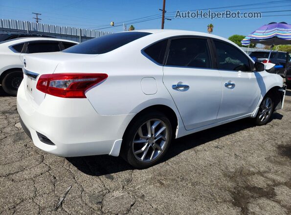 3N1AB7AP4KY233121 2019 NISSAN SENTRA White Rear right
