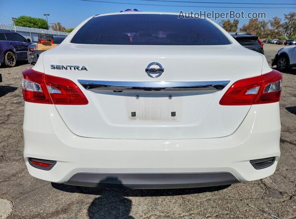 3N1AB7AP4KY233121 2019 NISSAN SENTRA White Rear view