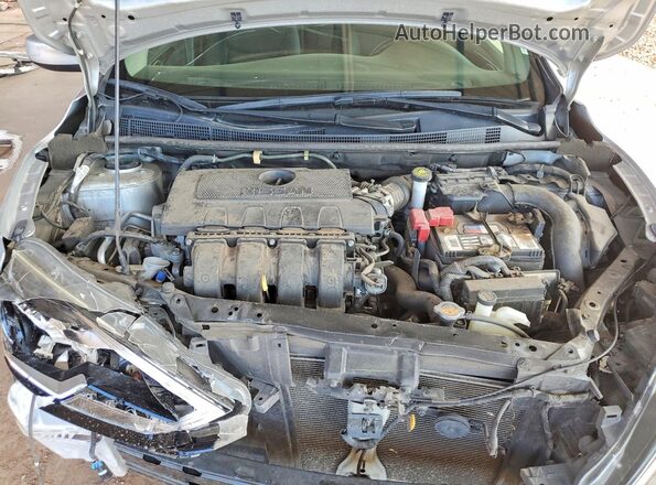 3N1AB7AP4KY235662 2019 NISSAN SENTRA Silver Vista interior trasera