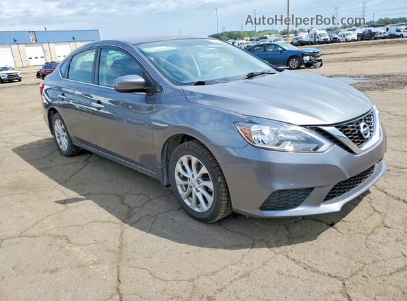 3N1AB7AP4KY266037 2019 NISSAN SENTRA Gray Передня права чверть