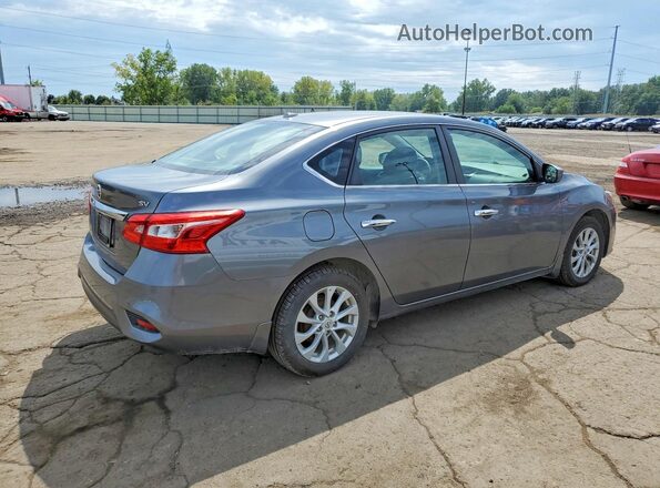 3N1AB7AP4KY266037 2019 NISSAN SENTRA Gray Задня права чверть