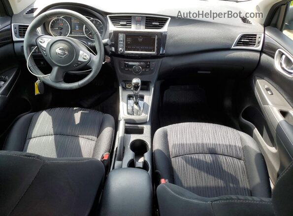 3N1AB7AP4KY266037 2019 NISSAN SENTRA Gray Вид панелі приладів