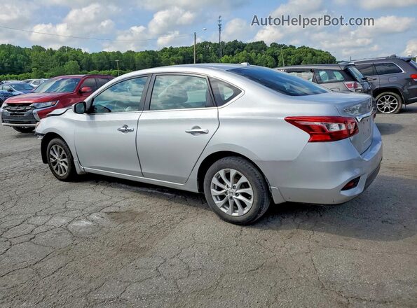 3N1AB7AP4KY284862 2019 NISSAN SENTRA Silver Հետևի ձախ
