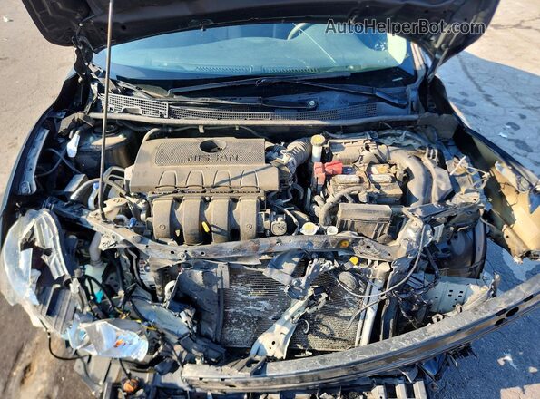 3N1AB7AP4KY298454 2019 NISSAN SENTRA Black Սալոնի հետևի տեսք