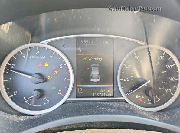 3N1AB7AP4KY298454 2019 NISSAN SENTRA Black Սարքավորումների վահանակի տեսք