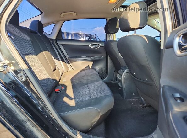3N1AB7AP4KY298454 2019 NISSAN SENTRA Black Հետևի նստատեղերի տեսք