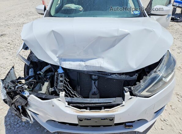 3N1AB7AP4KY425008 2019 NISSAN SENTRA Белый Вид задней части салона
