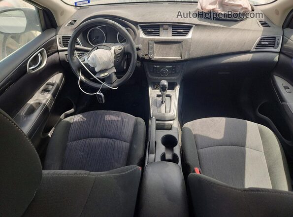 3N1AB7AP4KY425008 2019 NISSAN SENTRA Белый Вид панели приборов