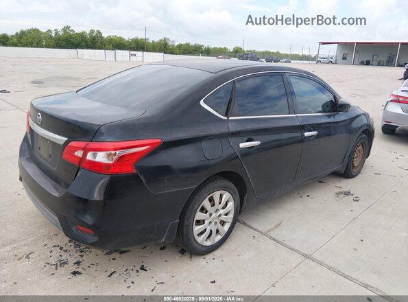 3N1AB7AP5GL681226 2016 NISSAN SENTRA Black უკანა მარჯვენა