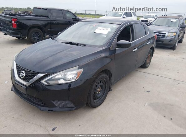 3N1AB7AP5GL681226 2016 NISSAN SENTRA Black წინა ხედი
