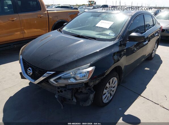 3N1AB7AP5GY219722 2016 NISSAN SENTRA Черный Передняя левая четверть