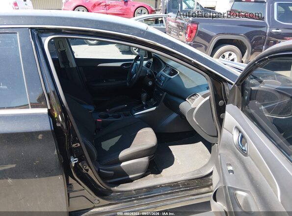 3N1AB7AP5GY219722 2016 NISSAN SENTRA Черный Вид салона спереди