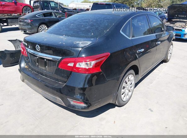 3N1AB7AP5GY219722 2016 NISSAN SENTRA Черный Задняя правая четверть