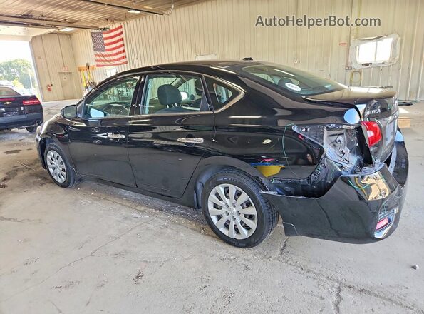 3N1AB7AP5HL722729 2017 NISSAN SENTRA Black უკანა მარცხენა
