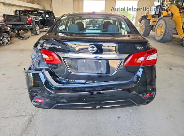 3N1AB7AP5HL722729 2017 NISSAN SENTRA Black უკანა ხედი