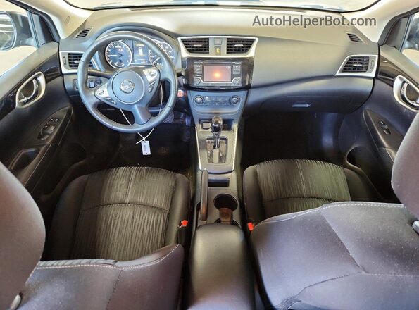 3N1AB7AP5HL722729 2017 NISSAN SENTRA Black წინა პანელის ხედი