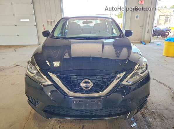 3N1AB7AP5HL722729 2017 NISSAN SENTRA Black წინა ხედი