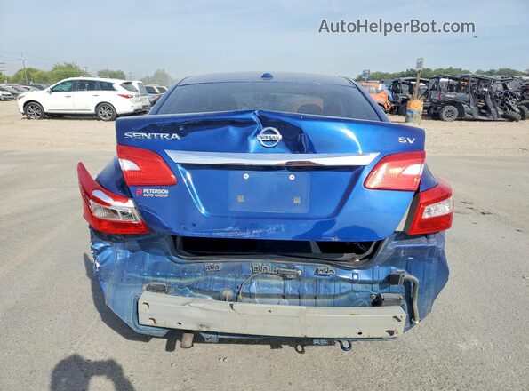3N1AB7AP5HY268260 2017 NISSAN SENTRA Blue Вид ззаду
