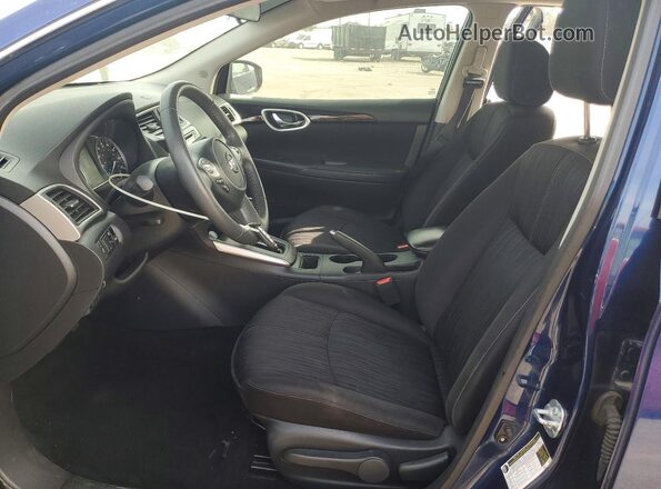 3N1AB7AP5HY268260 2017 NISSAN SENTRA Blue Вид салону спереду