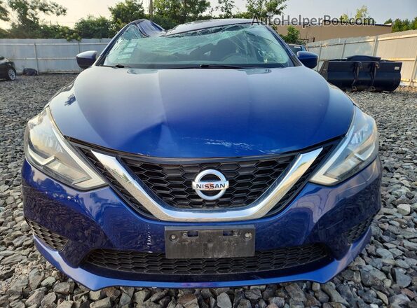 3N1AB7AP5HY360176 2017 NISSAN SENTRA Blue წინა ხედი