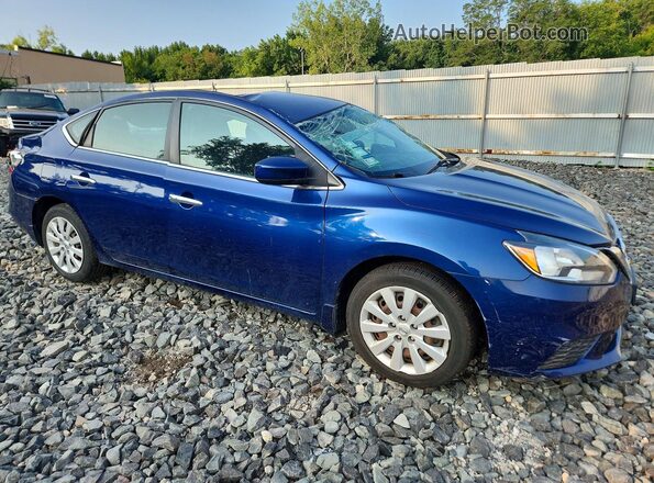 3N1AB7AP5HY360176 2017 NISSAN SENTRA Blue წინა მარჯვენა