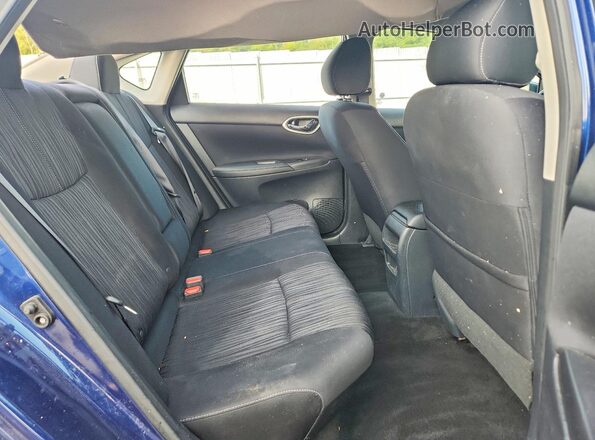 3N1AB7AP5HY360176 2017 NISSAN SENTRA Blue უკანა სავარძლების ხედი