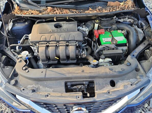 3N1AB7AP5HY360176 2017 NISSAN SENTRA Blue უკანა სალონის ხედი