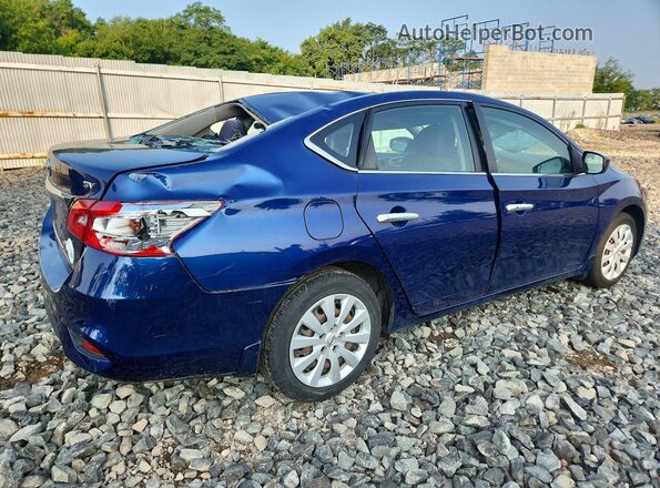 3N1AB7AP5HY360176 2017 NISSAN SENTRA Blue Tył prawy