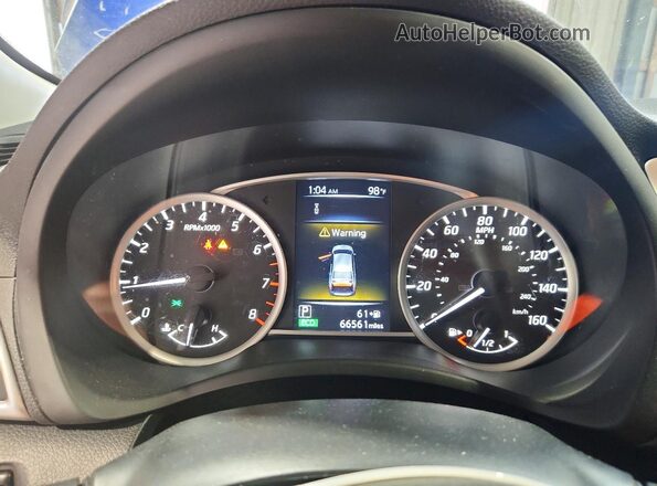 3N1AB7AP5JY203768 2018 NISSAN SENTRA Blue Вид щитка приладів