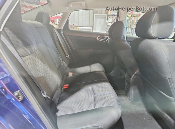 3N1AB7AP5JY203768 2018 NISSAN SENTRA Blue Вид задніх сидінь