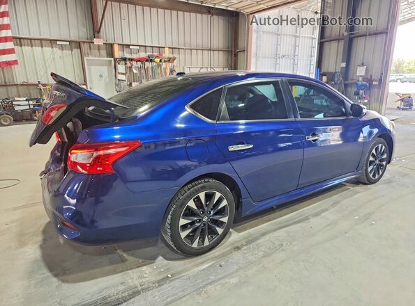 3N1AB7AP5JY203768 2018 NISSAN SENTRA Blue Задня права чверть